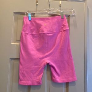 Spiritual gangster ribbed biker shorts